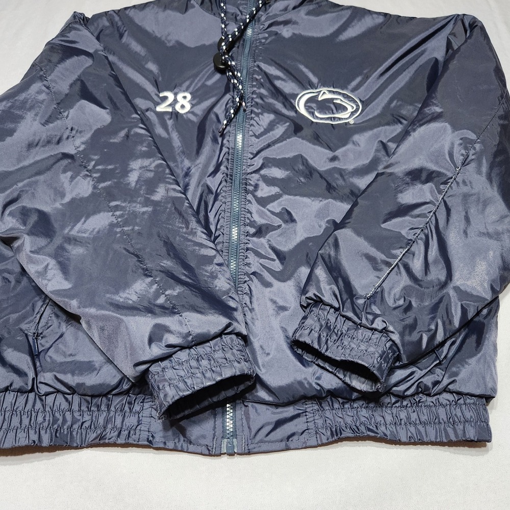Penn State Club Field Hockey Full Zip Windbreaker Jacket Navy Blue Mens XL - Picture 3 of 10